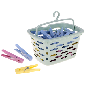 Klamerki STRONG w koszyku 40 sztuk RAVI